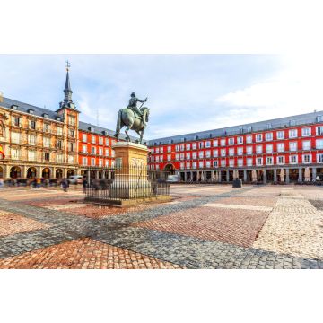 Lais Puzzle - Plaza Mayor mit Statue von König Philip III in Madrid, Spanien - 2.000 Teile