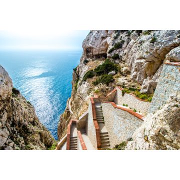 Lais Puzzle - Die Treppe, die zur Neptun-Grotte in der Nähe von Alghero auf Sardinien - 2.000 Teile