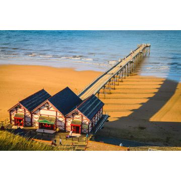 Lais Puzzle - Blick auf den Pier in Saltburn by the Sea, North Yorkshire, England - 2.000 Teile