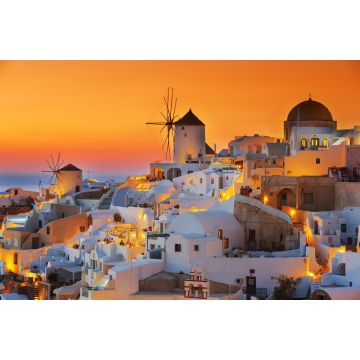 Lais Puzzle - Oia bei Sonnenuntergang, Santorin, Griechenland - 2.000 Teile