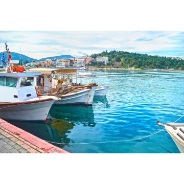 Lais Puzzle - Landschaft von Chalkis Euböa Griechenland - Chalkida verrücktes Wasserphänomen Symbol - 2.000 Teile