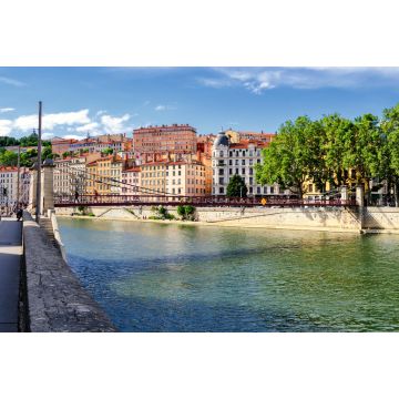 Lais Puzzle - Lyon (Frankreich) alte Gebäude in der Nähe des Flusses Saone - 2.000 Teile