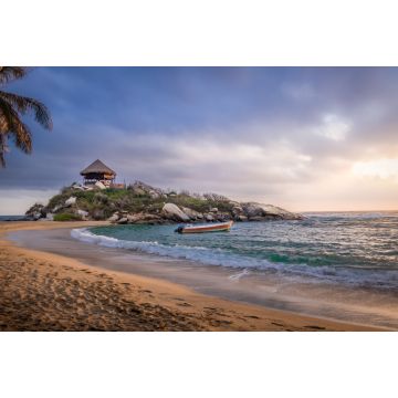 Lais Puzzle - Sonnenaufgang und Strandhütte am Cabo San Juan - Tayrona Natural National Park, Kolumbien - 2.000 Teile