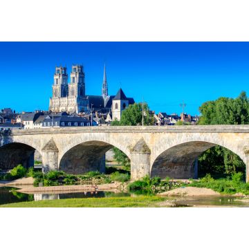 Lais Puzzle - Die Kathedrale und die Brücke Georges V. in Orléans, Frankreich - 2.000 Teile