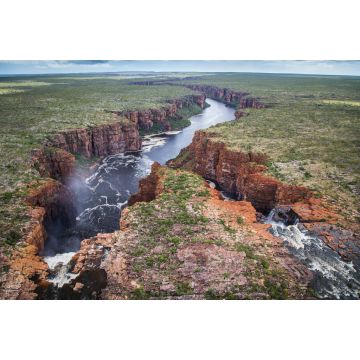 Lais Puzzle - Luftaufnahme des King George River, North Kimberley, Westaustralien - 2.000 Teile