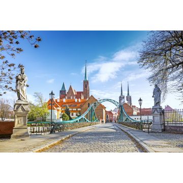 Lais Puzzle - Brücke zur Tumski-Insel (Dom) in Breslau, Polen - 2.000 Teile