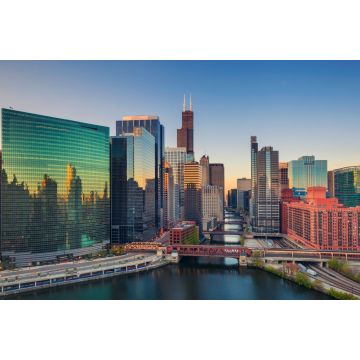 Lais Puzzle - Chicago, Illinois, USA, am Abend - 2.000 Teile