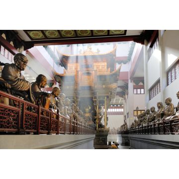 Lais Puzzle - Halle mit Statuen im Lingyin-Tempel, China - 2.000 Teile