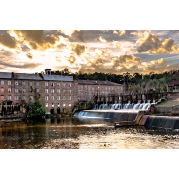 Lais Puzzle - Continental Gin Company mit Wasserfall, Prattville - 2.000 Teile