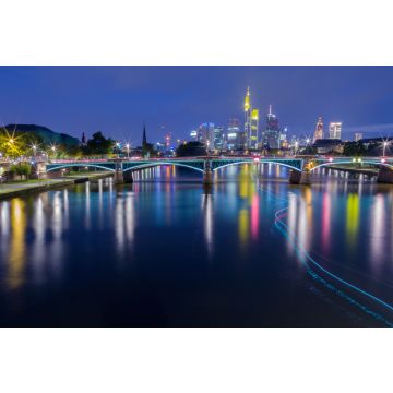 Lais Puzzle - Nacht in Frankfurt am Main vom Main aus - 2.000 Teile