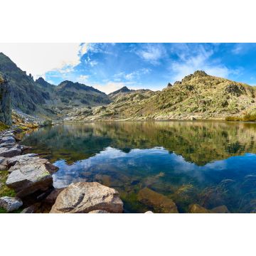 Lais Puzzle - Laguna Grande del Circo Gletscher in Sierra de Gredos mit Pico Almanzor im Hintergrund, Spanien - 2.000 Teile