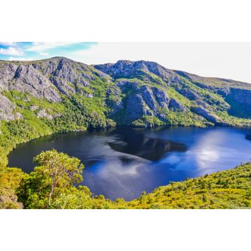 Lais Puzzle - Spektakulärer Blick über den Gletschersee und die schroffen Berge am Cradle Mt - Lake St Clair National Park, Tasmanien, Australien - 2.000 Teile
