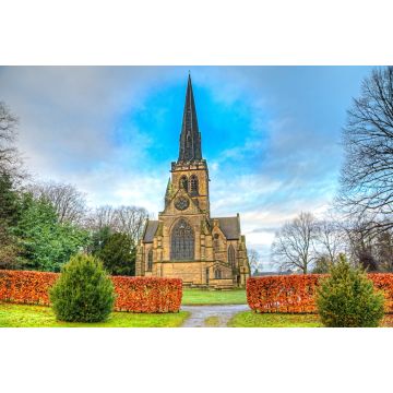 Lais Puzzle - Wentworth Kirche, Rotherham,Yorkshire im Winter, England - 2.000 Teile