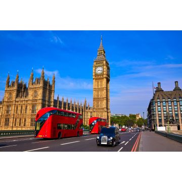 Lais Puzzle - Big Ben Uhrenturm und Londoner Bus, England - 2.000 Teile