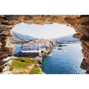Lais Puzzle - Schöne Aussicht auf Chora, die Hauptstadt der Insel Andros, Kykladen, Griechenland - 2.000 Teile