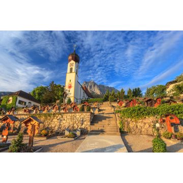 Lais Puzzle - Dorf Grainau und Zugspitze in Deutschland, Garmisch-Partenkirchen, Deutschland - 2.000 Teile