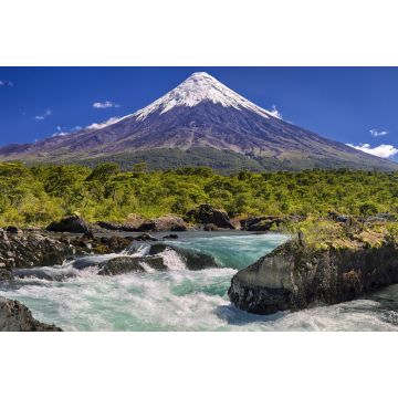 Lais Puzzle - Petrohue Wasserfälle vor dem Vulkan Osorno (Chile) - 2.000 Teile