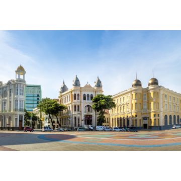 Lais Puzzle - Panoramablick auf den Marco-Null-Platz im alten Stadtteil von Recife - Recife, Pernambuco, Brasilien - 2.000 Teile