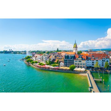 Lais Puzzle - Ansicht des Yachthafens in der deutschen Stadt Friedrichshafen. - 2.000 Teile
