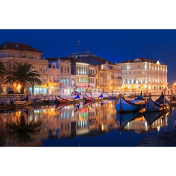 Lais Puzzle - Die Stadt Aveiro im Norden Portugals bei Nacht - 2.000 Teile
