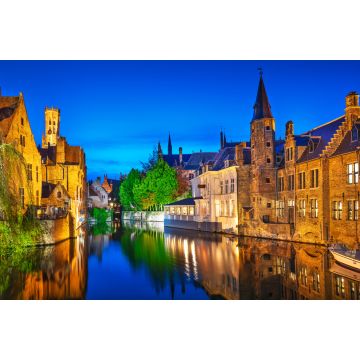 Lais Puzzle - Brügge. Kanal Rozenhoedkaai Blick auf das Haus Perez de Malvenda - 2.000 Teile