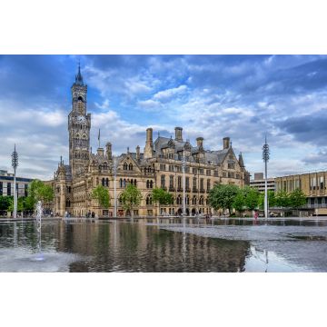 Lais Puzzle - Rathaus von Bradford im Stadtpark in West Yorkshire, England - 2.000 Teile