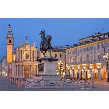Lais Puzzle - Turin, Italien: Der Platz Piazza San Carlo in der Abenddämmerung - 2.000 Teile