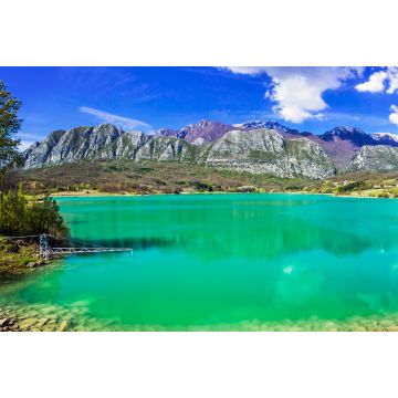 Lais Puzzle - Einzigartiger türkisfarbener See, See von Castel San Vincenzo in Molise, Italien - 2.000 Teile