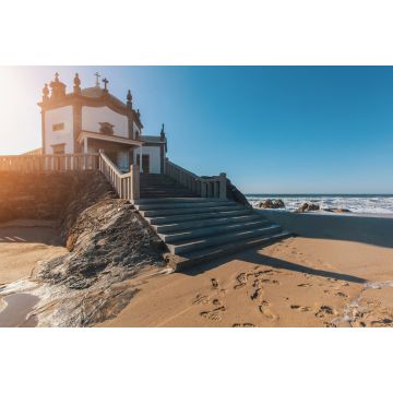 Lais Puzzle - Kapelle Senhor da Pedra am Miramar-Strand (Miramar Beach), Vila Nova de Gaia, Portugal - 2.000 Teile