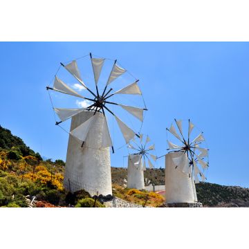 Lais Puzzle - Traditionelle Windmühlen auf der Lassithi-Hochebene, Kreta, Griechenland - 2.000 Teile