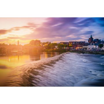 Lais Puzzle - Der Fluss Nith und die alte Brücke bei Sonnenuntergang in Dumfries, Schottland, UK - 2.000 Teile