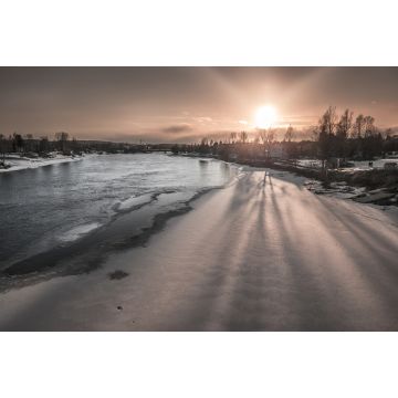 Lais Puzzle - Sonnenuntergang in Skellefteå, Schweden - 2.000 Teile