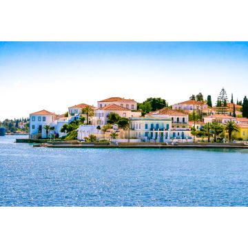 Lais Puzzle - Gebäude der Insel Spetses im Saronischen Golf in der Nähe von Athen. Ideales Reiseziel für ruhige Ferien. Griechenland - 2.000 Teile