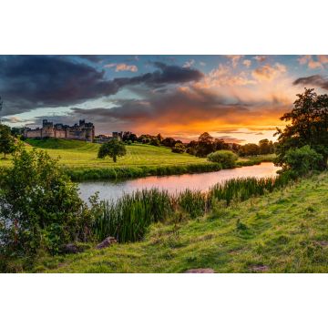 Lais Puzzle - Panoramablick bei Sonnenuntergang über den Fluss Aln, England - 2.000 Teile