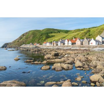 Lais Puzzle - Sonniger Nachmittag in Crovie, kleines Dorf in Aberdeenshire, Schottland - 2.000 Teile