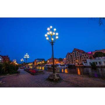 Lais Puzzle - Altstadt und Getreidespeicher am Fluss Brda bei Nacht. Bydgoszcz. Polen - 2.000 Teile