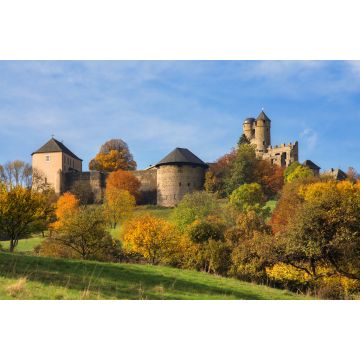Lais Puzzle - Burg Greifenstein an einem sonnigen Tag im Herbst - 2.000 Teile