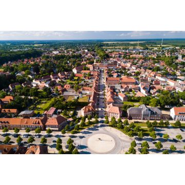 Lais Puzzle - Blick auf die Stadt Ludwigslust, Land Mecklenburg-Vorpommern. Deutschland. - 2.000 Teile