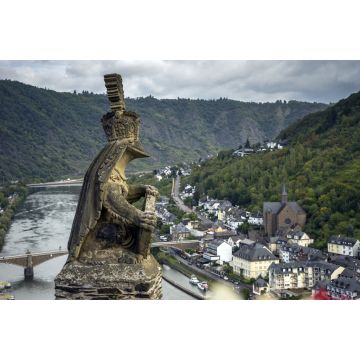 Lais Puzzle - Blick auf die Statue der Burg Cochem, Bundesland Rheinland-Pfalz, Deutschland. - 2.000 Teile