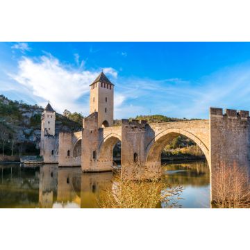 Lais Puzzle - Pont Valentré sur le Lot à Cahors, Okzitanien, Frankreich - 2.000 Teile