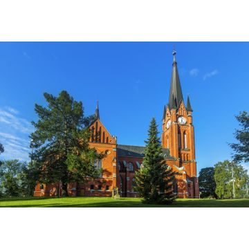 Lais Puzzle - Die Gustav-Adolf-Kirche ist eine Gemeindekirche in Sundsvall. Schweden - 2.000 Teile