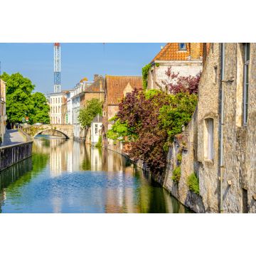 Lais Puzzle - Brügge Stadtbild mit Wasserkanal und Brücke, Belgien - 2.000 Teile