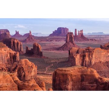 Lais Puzzle - Sonnenaufgang in Hunts Mesa navajo stammesgeschichtlicher Majestät in der Nähe von Monument Valley, Arizona, USA - 2.000 Teile