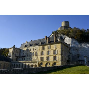 Lais Puzzle - Schloss, XIX. Jahrhundert, XVI. Jahrhundert, La Roche Guyon, Val d'Oise, 95, Region Île de France, Frankreich - 2.000 Teile
