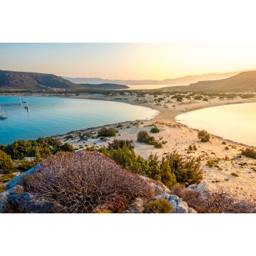 Lais Puzzle - Der Strand von Simos auf der Insel Elafonisos in Griechenland. Elafonisos ist eine kleine griechische Insel zwischen dem Peloponnes und Kythira mit idyllischen exotischen Stränden und Gewässern - 2.000 Teile