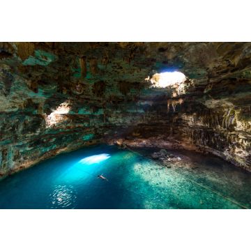 Lais Puzzle - Cenote Samula Dzitnup bei Valladolid, Yucatan, Mexiko - Schwimmen im kristallblauen Wasser - 2.000 Teile