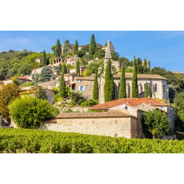 Lais Puzzle - Dorf perché de la Roque sur Cèze, Gard, Okzitanien, Frankreich - 2.000 Teile
