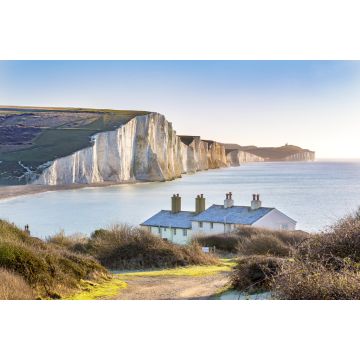 Lais Puzzle - Die Coast Guard Cottages und Seven Sisters Chalk Cliffs, Sussex - 2.000 Teile