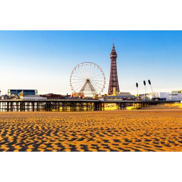 Lais Puzzle - Blackpool Tower und Central Pier Riesenrad, Lancashire, England - 2.000 Teile