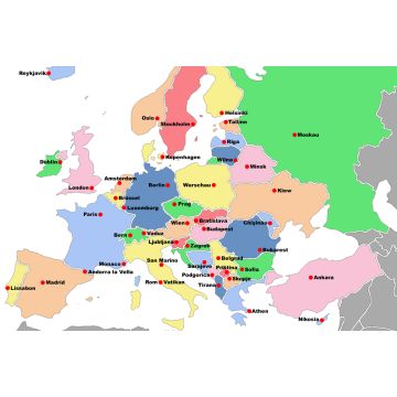 Lais Puzzle - Landkarte Europa - 2.000 Teile
